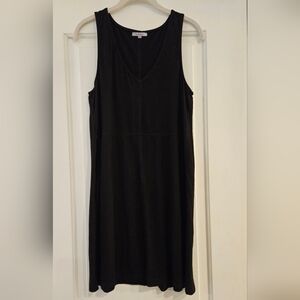 Black Z Supply V Neck Dress